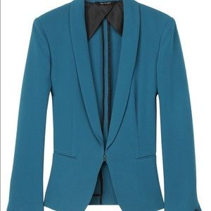 Rag and Bone Teal Tuxedo Blazer